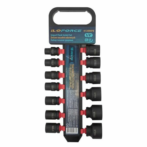 Набор головок ударных 13предметов12 на пластиковом держателе 1938₽