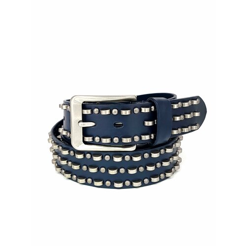 фото Ремень , размер 120, синий hagust