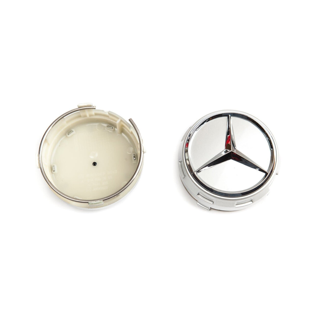 Колпак на литой диск Mercedes бочка серебро 1 шт.