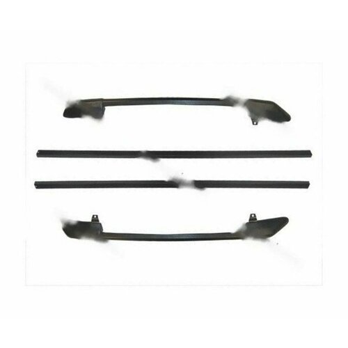 Багажник 1118 калина 2190 granta datsun on-do рейлинги продольные на крышу + 2 поперечины черные