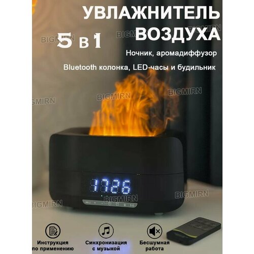 Увлажнитель воздуха настольный с разноцветной подсветкой аромадиффузор Мини увлажнитель воздуха Ночник для дома 342000₽