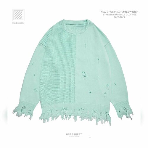 фото Свитер off street, размер xl, бирюзовый