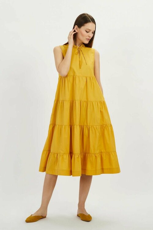 Платье Baon, размер 44, желтый