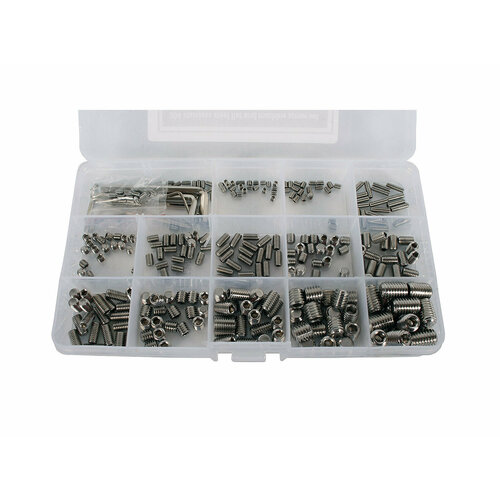 Набор гужонов M2.5 M3 M4 M5 M6 M8 нержавеющая сталь 300 предметов 5pcs lot spiral fluted machine screw tap m3 m4 m5 m6 m8 spiral pointed taps thread tap drill titanium coated