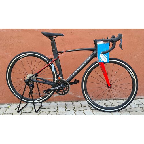 Велосипед TRINX Шоссейный велосипед TRINX SWIFT 2.0 (540 мм, Matt black grey red)