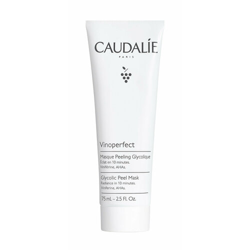 Гликолевая маска пилинг для сияния кожи лица Caudalie Vinoperfect Glycolic Peel Mask уход за лицом eveline пилинг маска для лица pore minimizer пилинг маска для лица