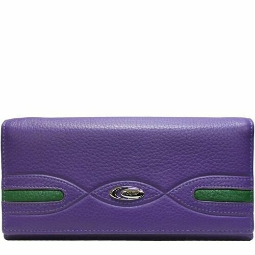 фото Кошелек caffier 6-90001f, фактура зернистая, фиолетовый