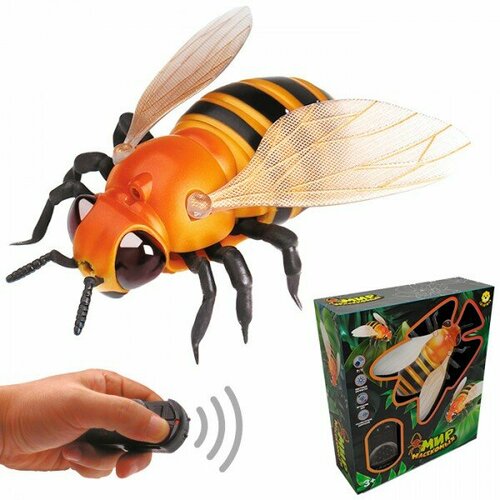 Игрушка радиоуправляемая Levatoys Пчела, свет, в коробке (0755042FCJ) игрушка радиоуправляемая levatoys паук с паром в коробке 0755050fcj