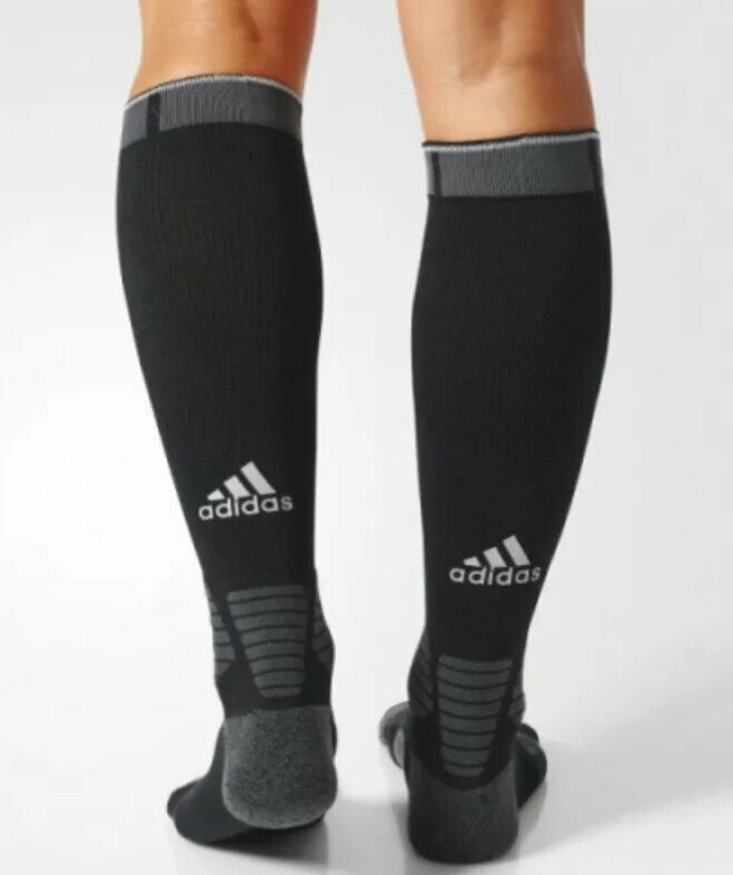 Гольфы компрессионные adidas, размер 37-39, черный — фото 1