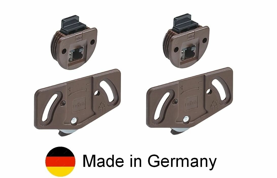 Комплект роликов HETTICH Slide Line 55 Германия для шкафа купе на 1 дверь