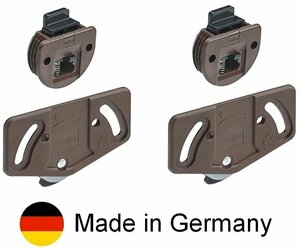 Комплект роликов HETTICH Slide Line 55 Германия для шкафа купе на 1 дверь
