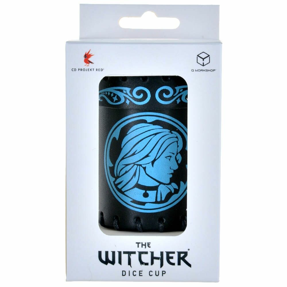 Стакан для кубиков The Witcher Dice Cup. Geralt Sword of Destiny, кожаный Q-Workshop - фото №2