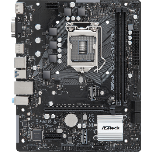 модуль asrock asrock tpm spi Материнская плата ASRock (CML-HDV/M.2 TPM R2.0)