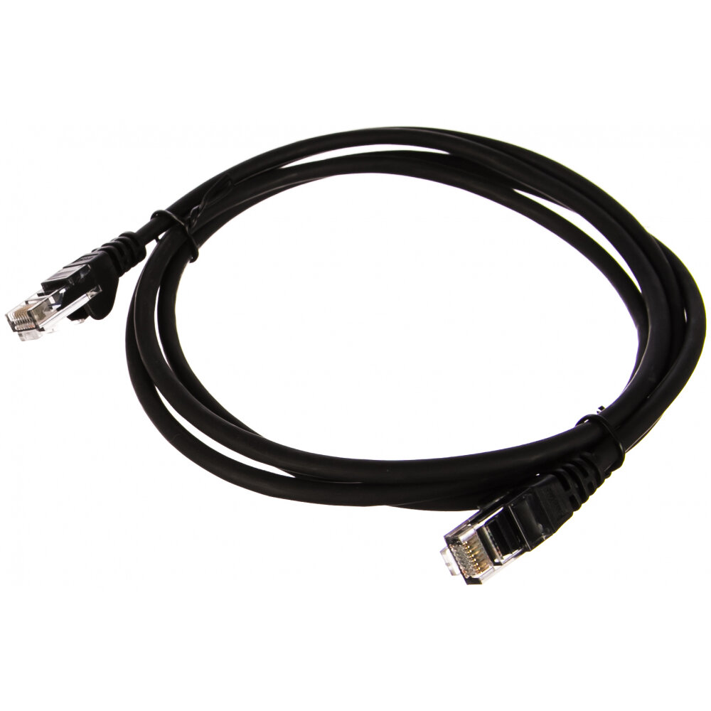 Патч-корд RJ45 - RJ45, 4 пары, UTP, категория 5е, 1.5 м, черный, LSZH, LANMASTER - фото №2