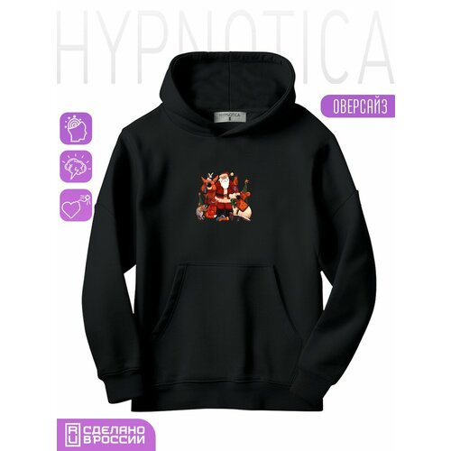 фото Толстовка hypnotica, размер xs, черный
