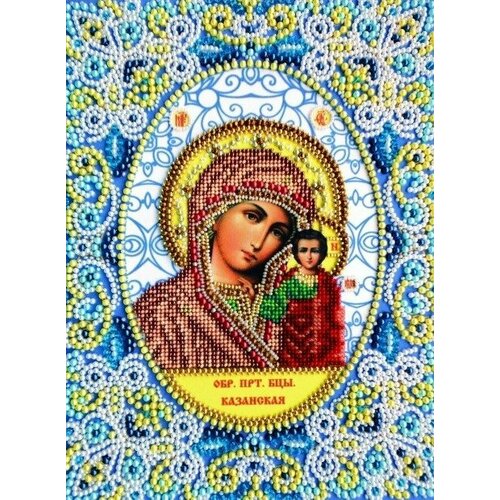 Н8003 RK Larkes Набор для вышивания бусинами Богородица Казанская