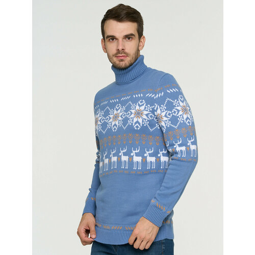 фото Свитер vay, размер 46, голубой