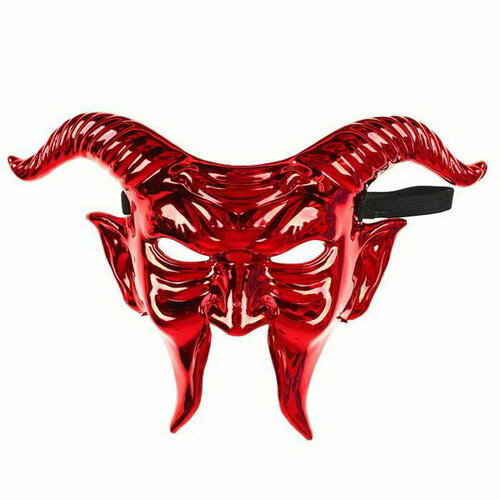 Карнавальная маска Дьявол, цвет красный маска дьявол цв красный