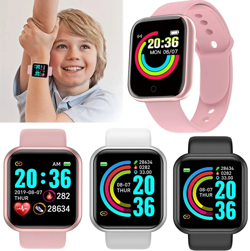 Многофункциональные детские часы Smart Watch для Android и iOS / Pink — фото 13
