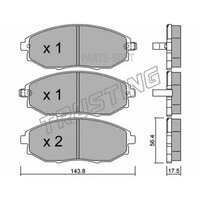 Сторона установки: передний мост;
Толщина 1: 17,5 мм;
Колебания: с амортизатором колебаний;
Датчик износа: с звуковым предупреждением износа;
выполняет нормы  ...