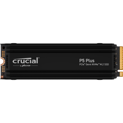 1 ТБ Внутренний твердотельный накопитель Crucial P5 Plus с радиатором, 6600 МБ/сек, совместимый с Playstation 5 (PS5), CT1000P5PSSD5