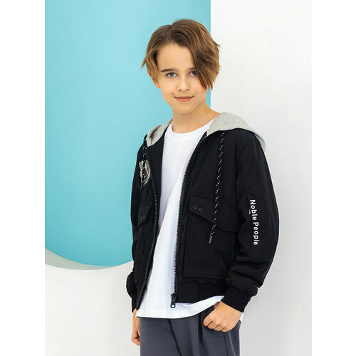 фото Бомбер noble people, размер 140, черный