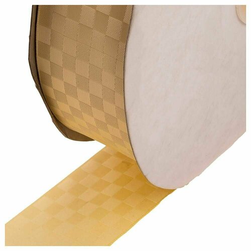 Лента атласная бежевая ширина 38 см Длина 914 м 2200₽