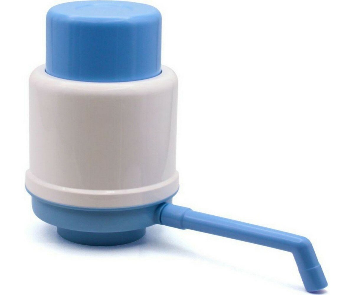 Помпа для 19л бутыли Aqua Work Дельфин Квик механический голубой/белый - фото №5