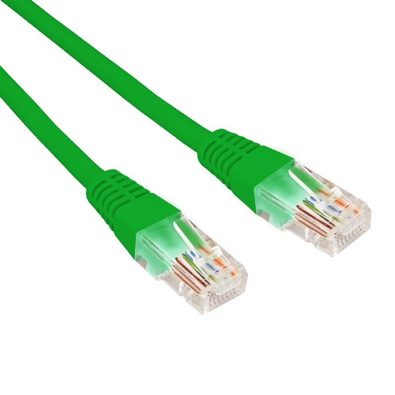 фото Патч-корд U/UTP, CAT 6, RJ45-RJ45, 26AWG, LSZH, зеленый, 1,5м REXANT, цена за 1 шт