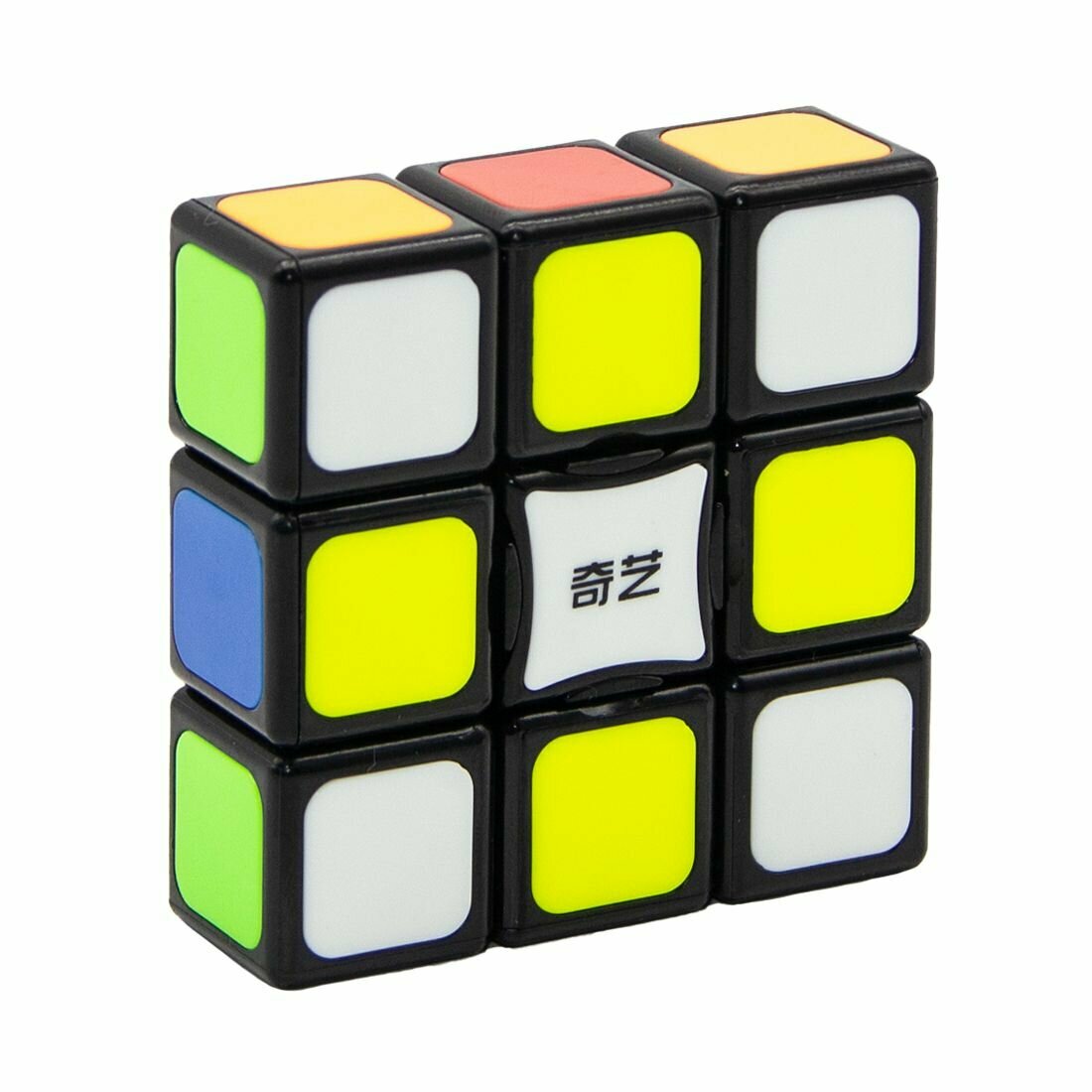 Кубик QiYi 1x3x3 Black / Головоломка для подарка