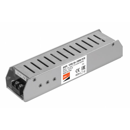 Блок питания для светодиодных лент JazzWay BSPS 100W IP20