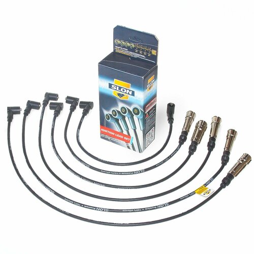 Провод высоковольтный (комплект) audi 100 mot.2,0/2,3l 5cyl./vw t4 2,5l slon sln.043