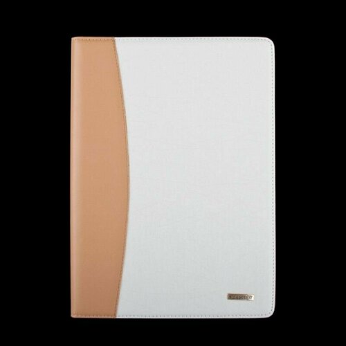 Чехол, сумка для планшета Apple iPad Air 2 (A1566, A1567) RICH BOSS, кожаный, белый, бежевый (коробка) чехол футляр mypads для ipad air 2 a1566 a1567 тематика карта мира кожаный коричневый