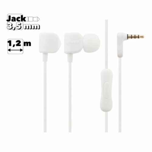 Гарнитура вставная Remax RM-502 проводная стерео белая 525₽