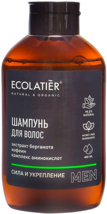 Шампунь для волос Ecolatier Men Сила и укрепление 400мл