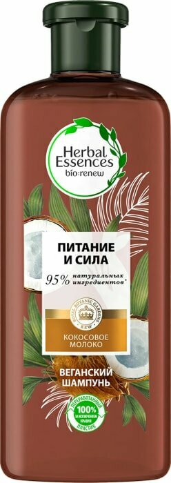 Шампунь для волос Herbal Essences Кокосовое молоко Питание и сила 400мл