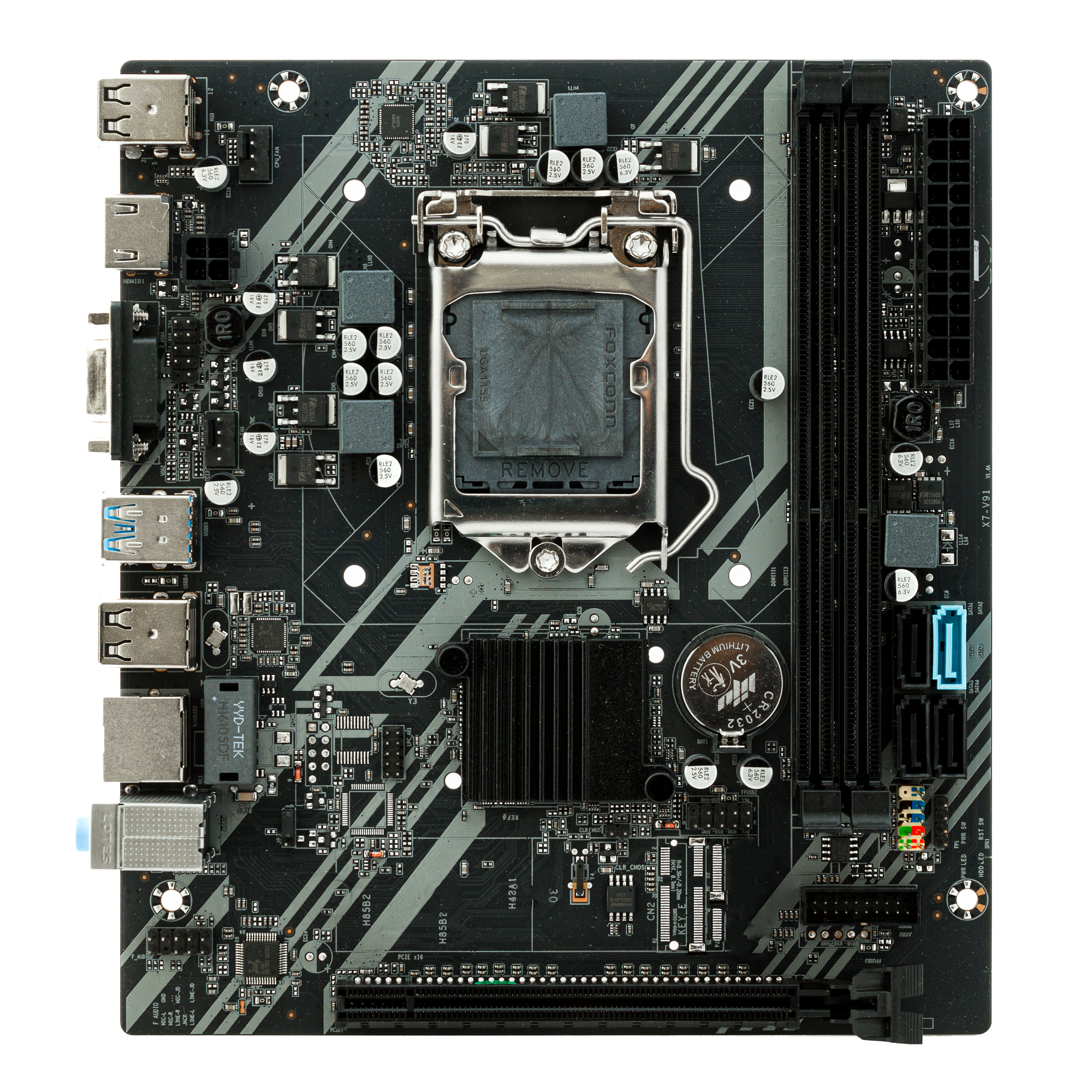 Материнская плата H61 LGA 1155, DDR 3, USB 3.0, Intel Core i3/ i5/ i7