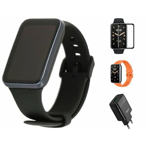 Умный браслет Xiaomi Mi Band 7 Pro Black Выгодный набор подарок серт 200Р 1102200₽