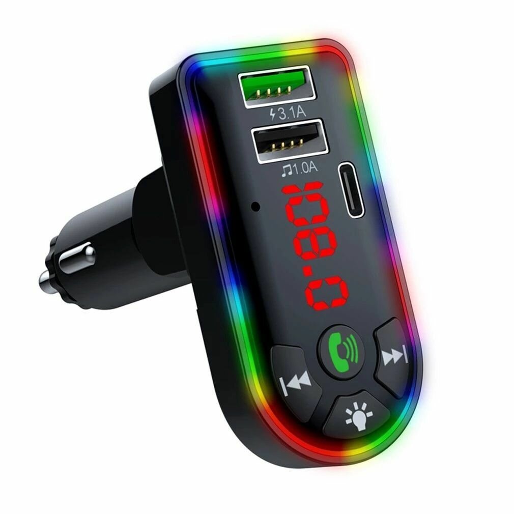 FM Модулятор RGB (Bluetooth) TDS TS-CAF17
