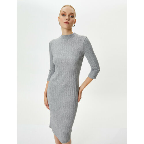 фото Платье koton, размер 48, серый