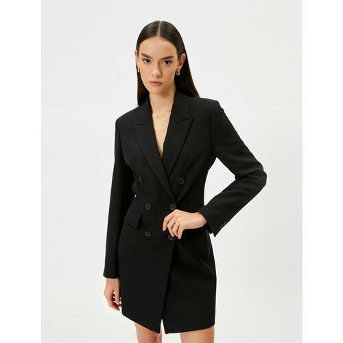 фото Платье koton, размер 46, черный