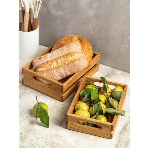 Набор ящиков для хранения из дуба, 2 предмета