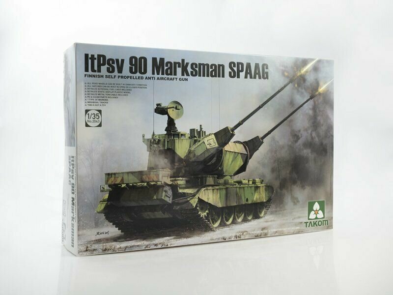 Сборная модель Финская зенитная установка ltPsv 90 Marksman SPAAG