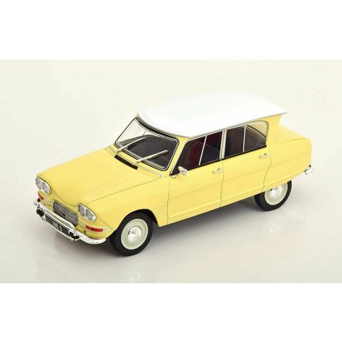 CITROEN Ami 6 1968 Light Yellow/White, масштабная модель коллекционная топливный инжектор 16600 ed000 fby1160 для японского автомобиля tiida 1 6 nv200 hr16 sylphy citroen triumph sega 4 шт