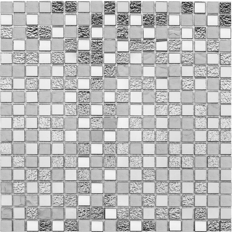 фото Мозаика Starmosaic Metal Mix Inox Сетка Мозаика 30x30 (цена за 20 шт)
