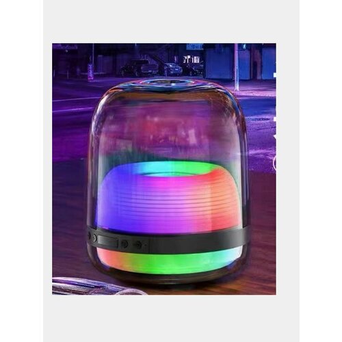 Портативная беспроводная светящаяся bluetooth колонка L20 колонка портативная bluetooth borofone colorful led flashing led подсветка 10w bluetooth 5 3 fm microsd usb aux черная