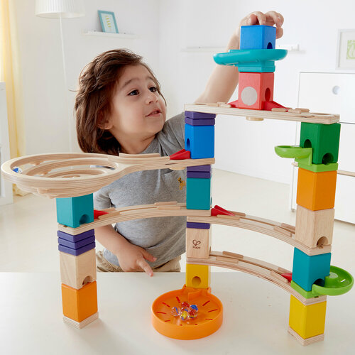 Деревянный конструктор-лабиринт для детей «Кульминация» с шариком и переходами