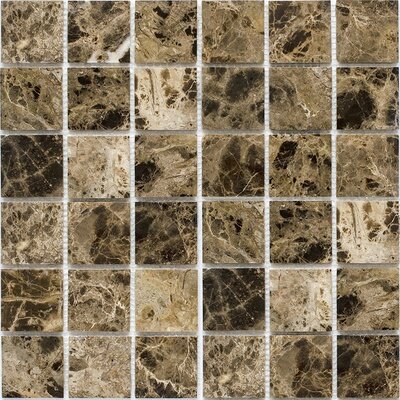 фото Мозаика Starmosaic Wild Stone JMST055 Dark Emperador Polished натур. мрамор 30.5x30.5