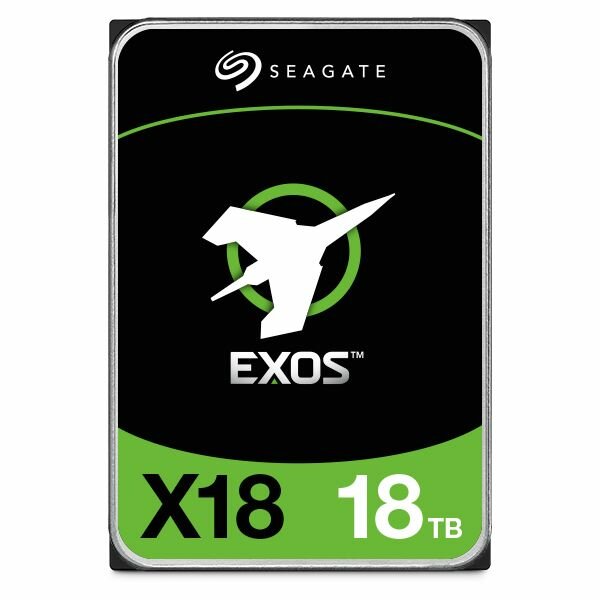 Внутренний HDD диск SEAGATE Exos X18 18TB, SATA3, 3.5" (ST18000NM000J)