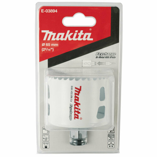 Коронка Makita BiM 65x44 мм Ezychange коронка bim 40мм makita d 17273